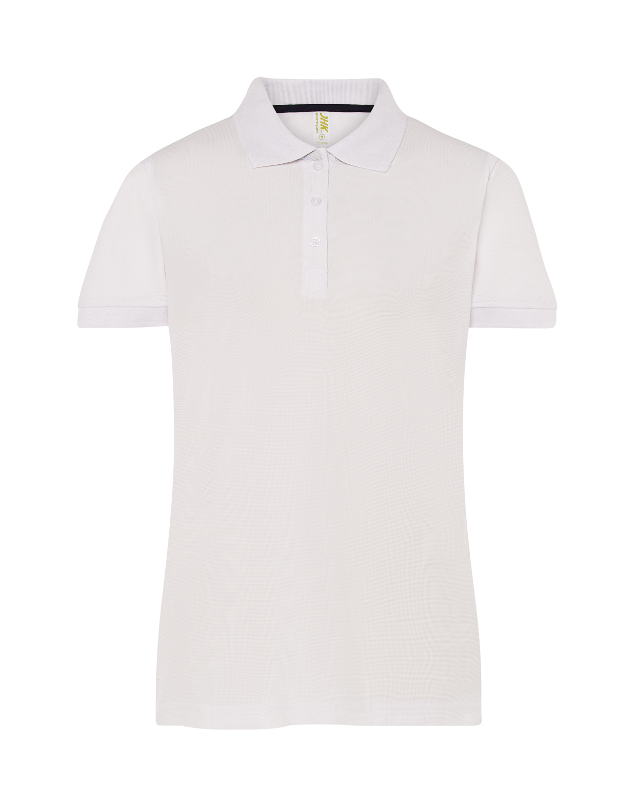 jhktshirt_sportpqlady_wh Polo Piqué Deportivo Mujer Entallado - Pique Polo Lady - Imagen 2