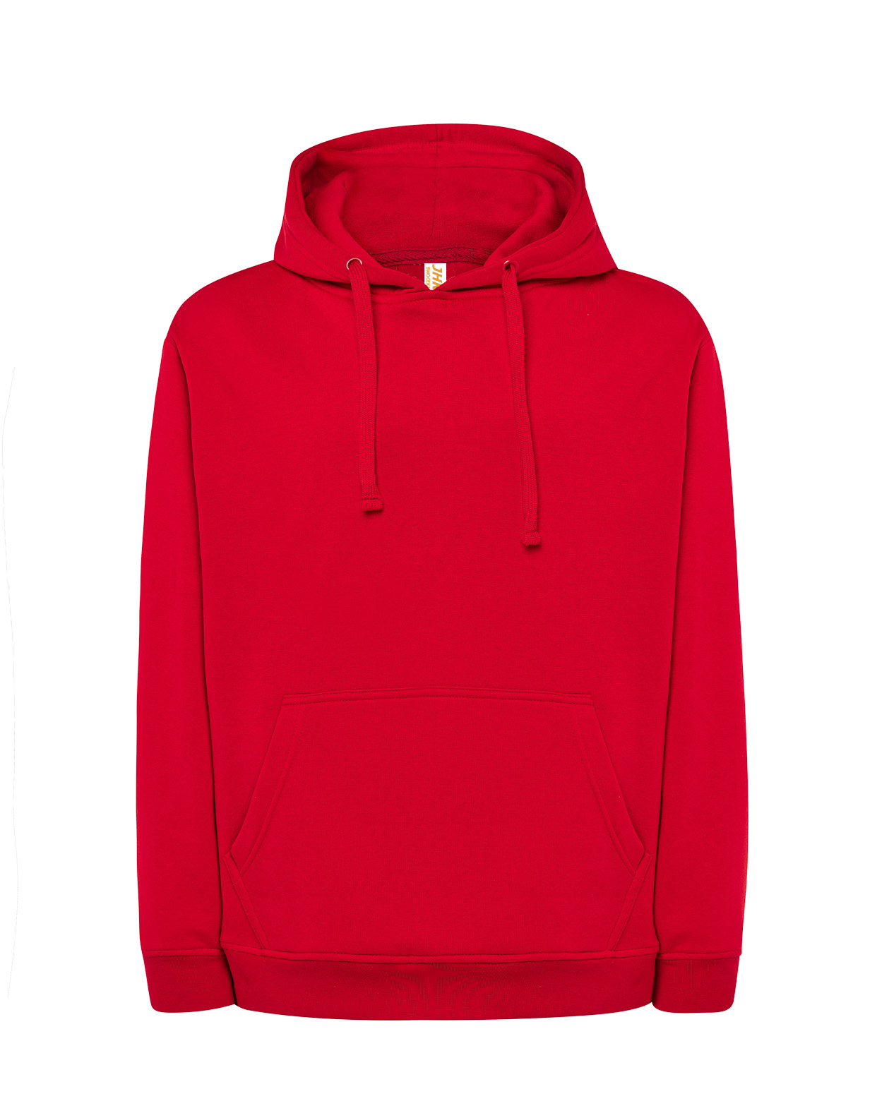 jhktshirt_swocekng_rd Sudadera Capucha Kangaroo Personalizable 260gr - Imagen 4
