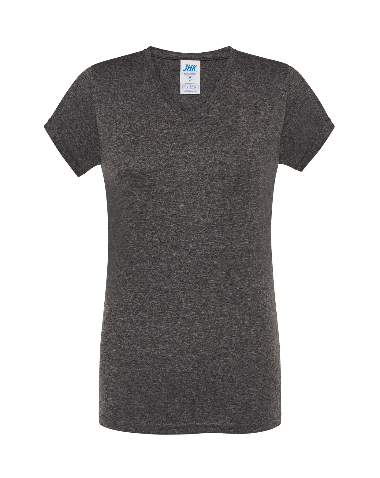 jhktshirt_tsrlcmfp_chch Camiseta Mujer Cuello Pico 100% Algodón 145gr – Lady Regular V-Neck - Imagen 13