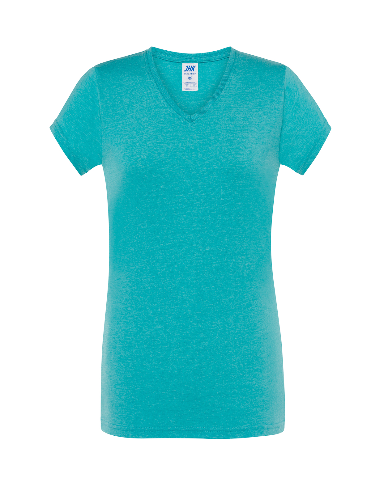 jhktshirt_tsrlcmfp_tuh Camiseta Mujer Cuello Pico 100% Algodón 145gr – Lady Regular V-Neck - Imagen 16
