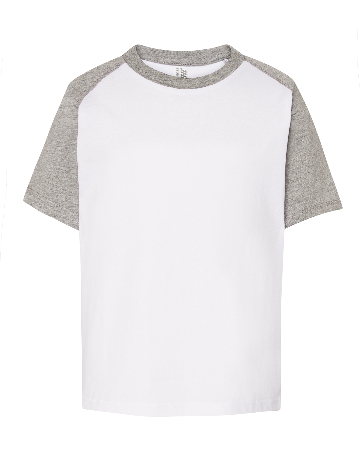 jhktshirt_tsukbsb_whgm Camiseta Infantil Baseball Raglan Unisex Personalizable - Imagen 2