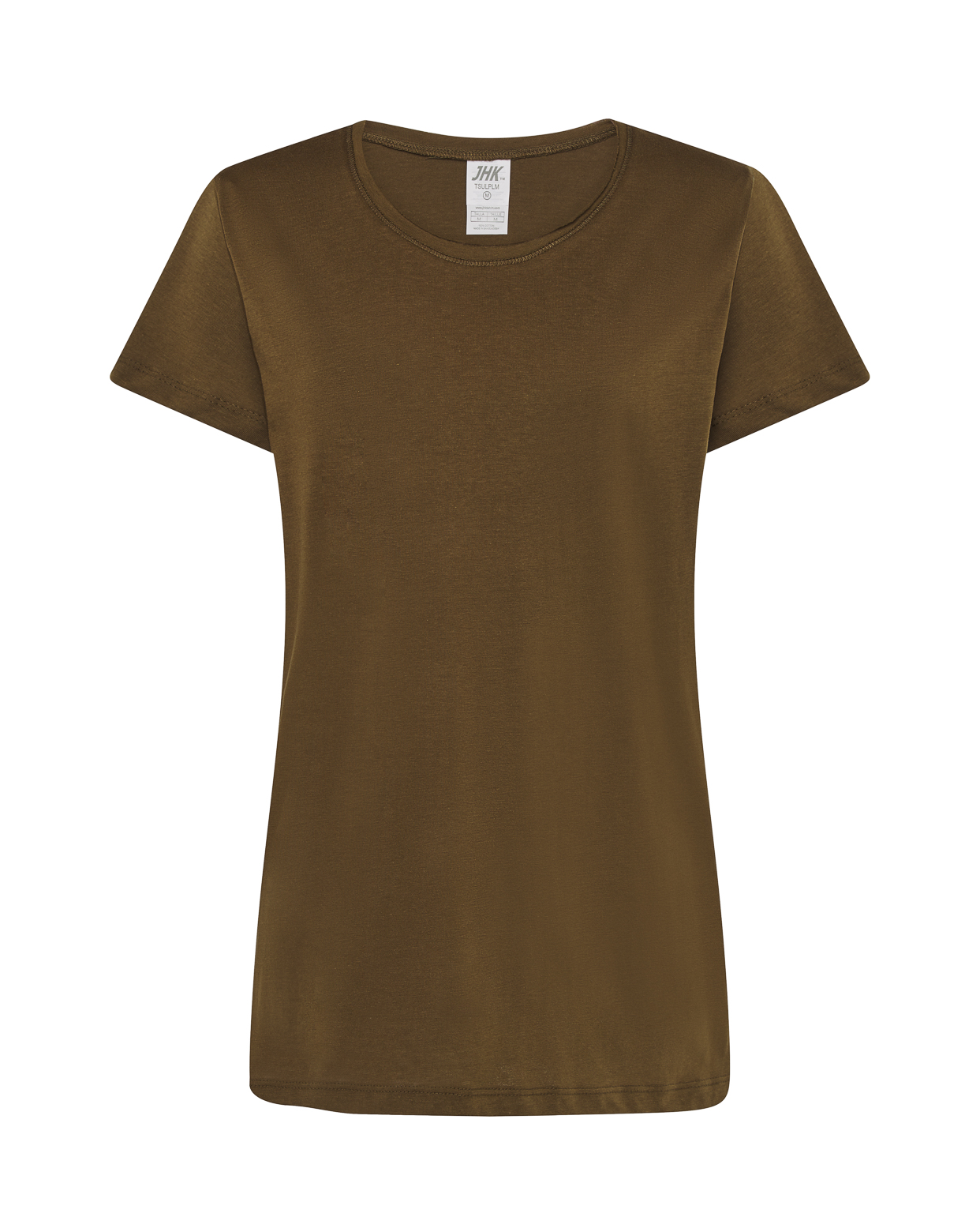 jhktshirt_tsulplm_kh Camiseta Palma Mujer Cotton 150gr – Cuello Redondo Sin Rematar - Imagen 5