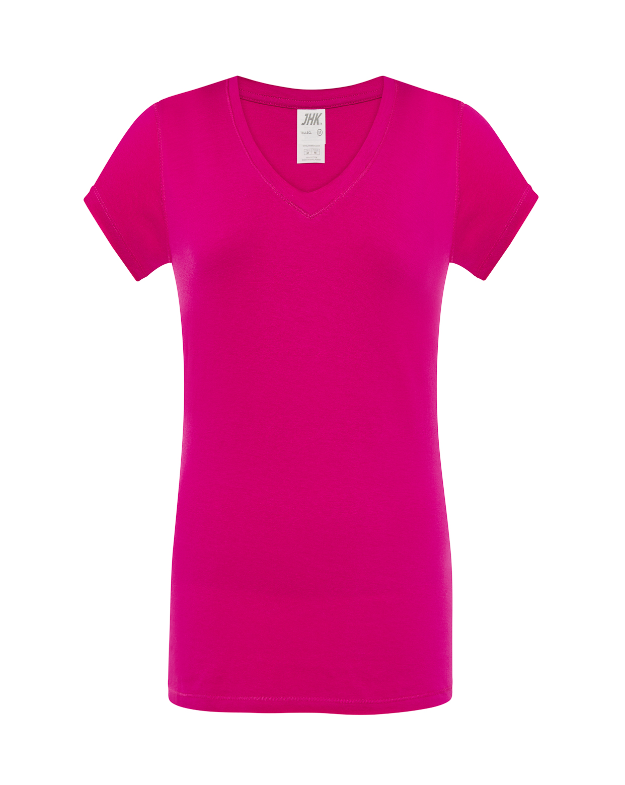 jhktshirt_tsulscl_fu Camiseta Mujer Cuello Pico Sicilia - Algodón Sin Rematar - Imagen 12