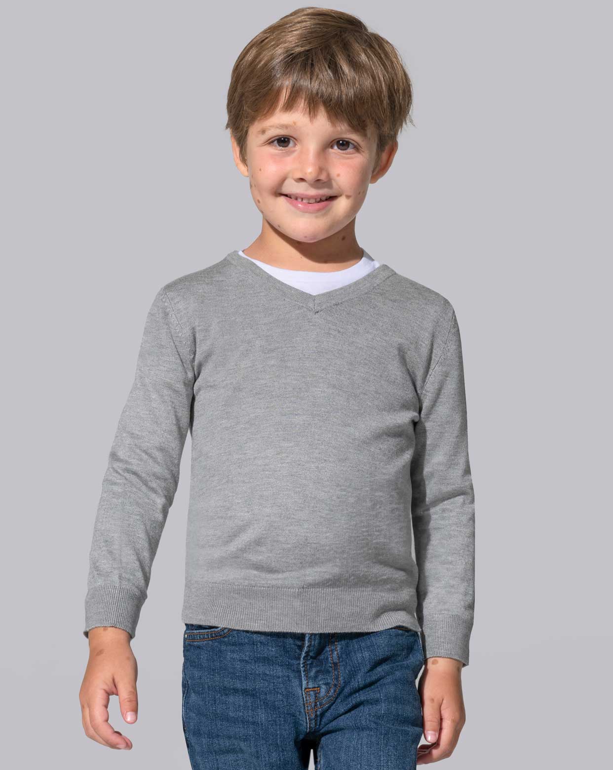 jhktshirt_wkbostonk_0 Jersey Niño Cuello Pico Boston Kid - Viscose Nylon 300 gr/m² - Imagen 1
