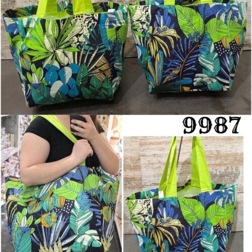 Bolso Tela Grande Estampado Tropical