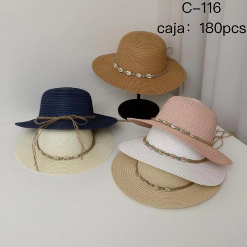 Sombrero Verano Cinta Conchas