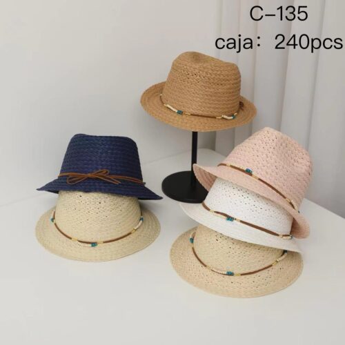 Sombrero Verano Bolitas