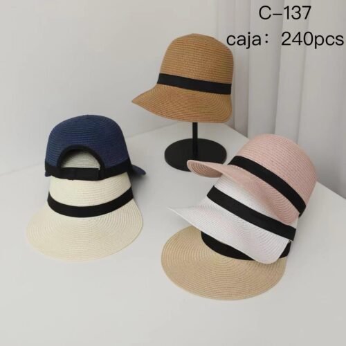 Sombrero Verano Cinta Negra