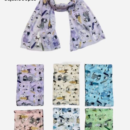 Pañuelo Estampado Perros