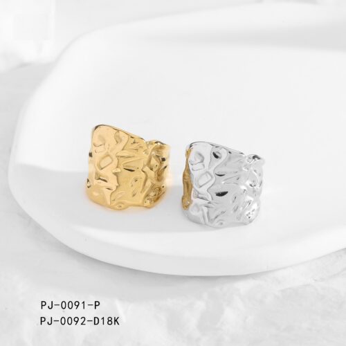 Anillo Acero Irregular