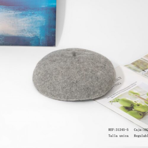Boina Mujer Gris