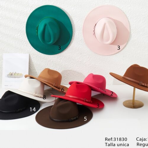 Sombrero Mujer Detalle Correa