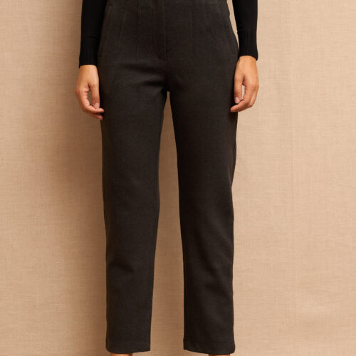 Pantalón de Vestir Gris Oscuro  Bolsillos