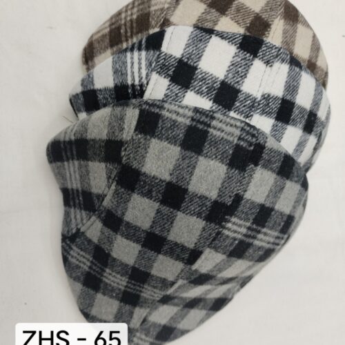 Boina Hombre Estampada Cuadros