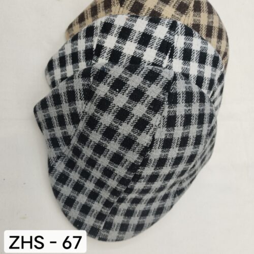 Boina Hombre Estampada Cuadros