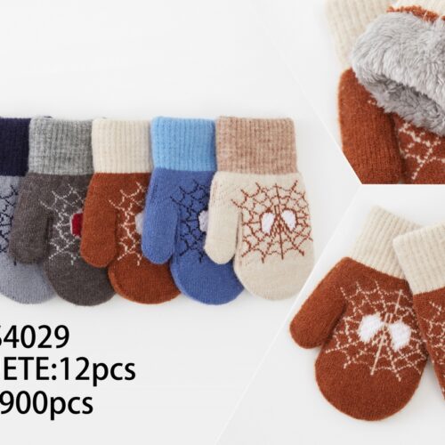 Manoplas Infantiles Dibujo Araña