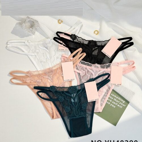 Bragas Semitransparentes Detalle Flor