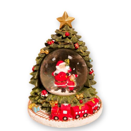 Bola de Nieve con Música "Árbol de Navidad"