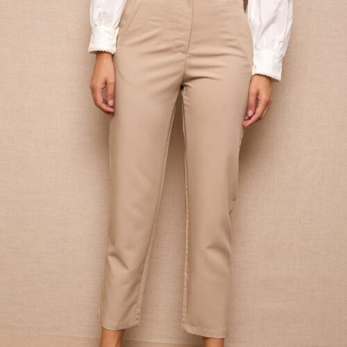 Pantalón de Vestir Beige