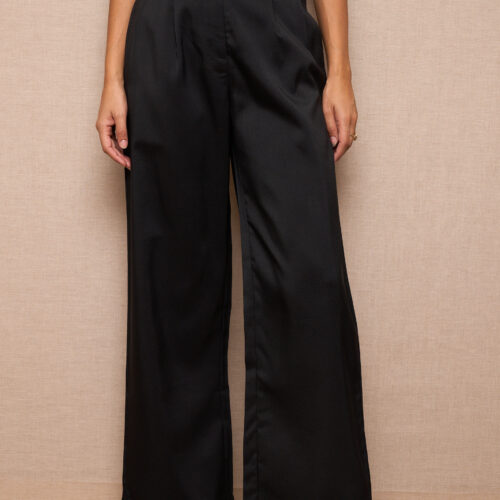 Pantalón de Vestir Negro Recto