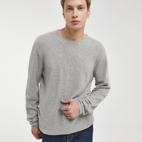 Jersey de Punto Gris Básico