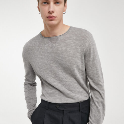 Jersey de Punto Gris Básico