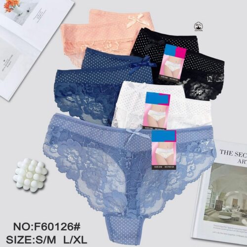 Bragas Estampo Lunares Detalle Encaje