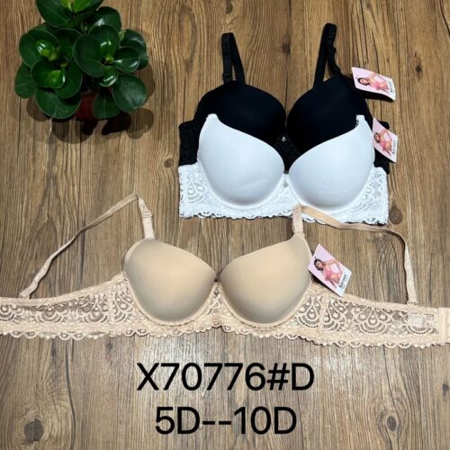 Sujetador con Encaje Copa D