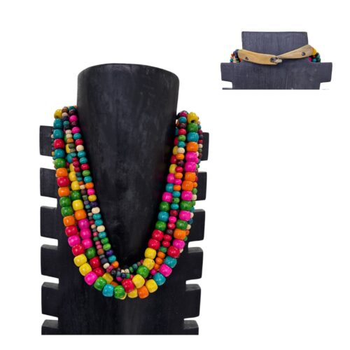 Collar Bolitas Multicolor