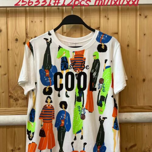 Camiseta Manga Corta Dibujo Mujeres