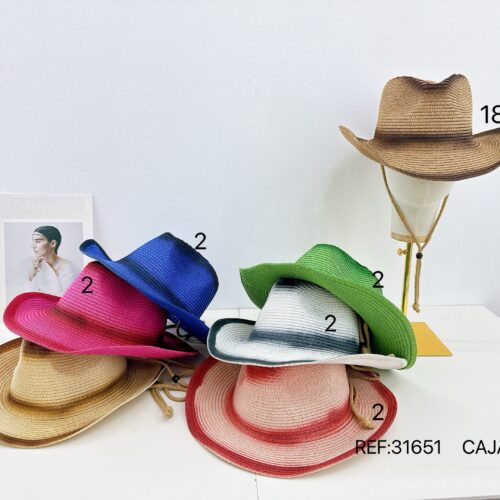 Sombrero Marrón y Beige