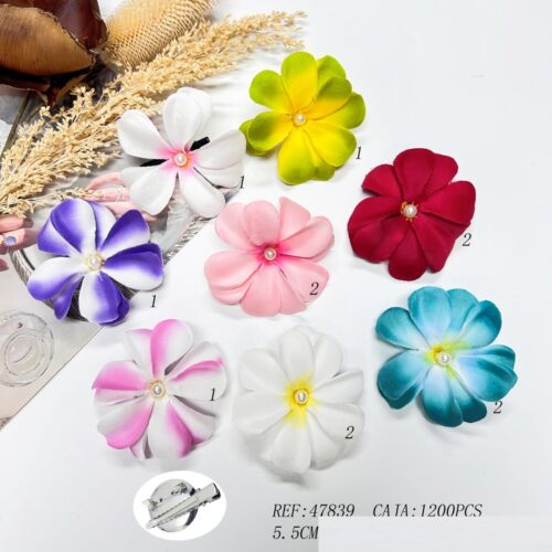 Pinzas De Pelo Flores