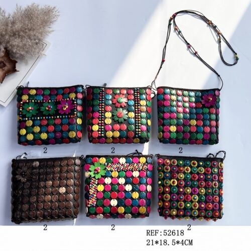 Bolso Bandolera Étnico de Coco