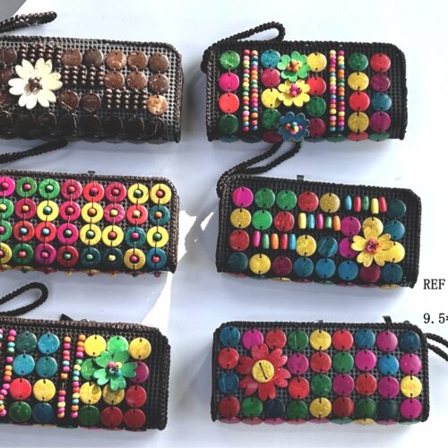 Bolso de Mano Étnico de Coco