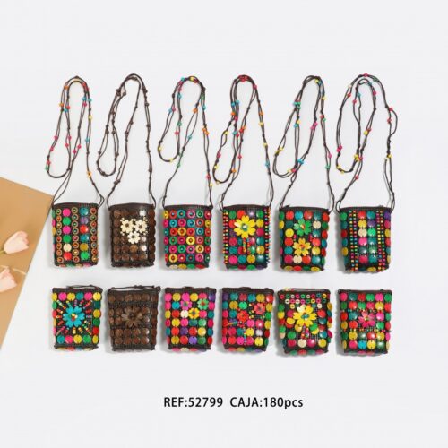 Bolso Bandolera Étnico de Coco