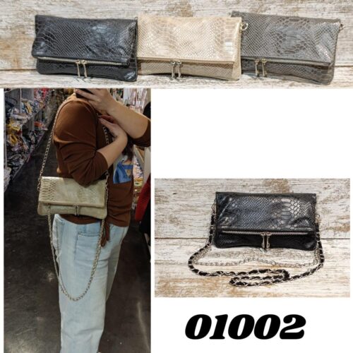 Bolso Bandolera De Piel Escamas