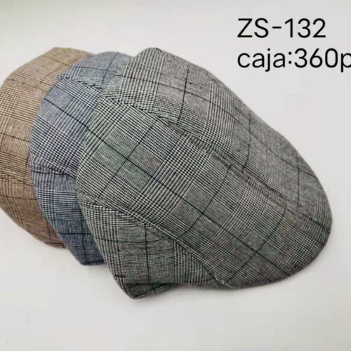 Boina Hombre Estampada Cuadros