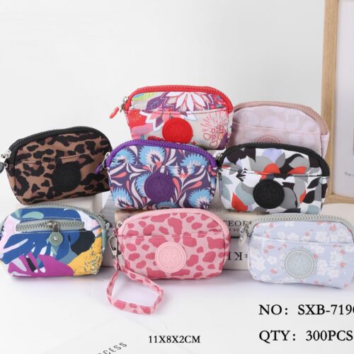 Monedero Doble Cremallera Estampado