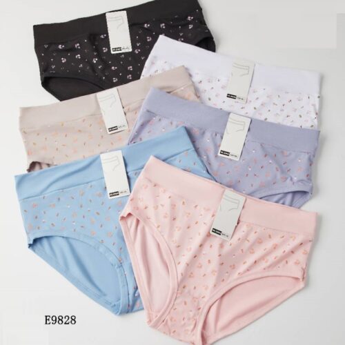 Bragas Básicas Estampado Flores Talla Grande