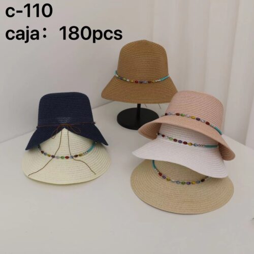 Sombrero Mujer Detalle Piedras