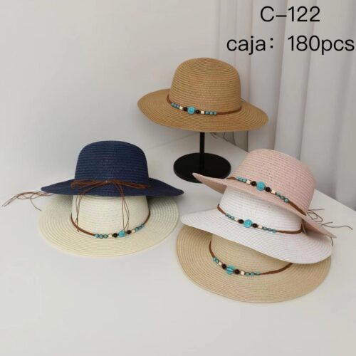 Sombrero Mujer Detalle Piedras