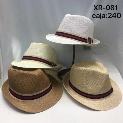 Sombrero Hombre Banda de Tela Estampada