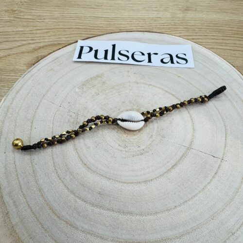 Pulsera Tailandia  Bolitas Concha