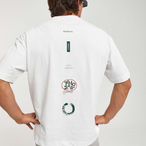 Camiseta Manga Corta Blanca Always