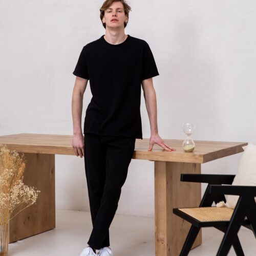 Camiseta Manga Corta Fresh Negra