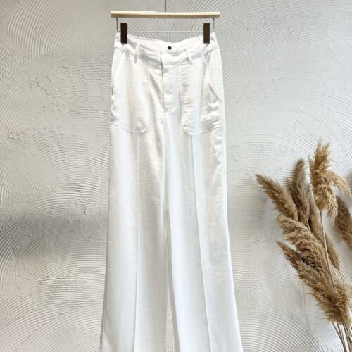 Pantalón Blanco Recto de Vestir