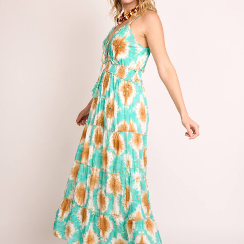 Vestido TieDye Splash Bordado