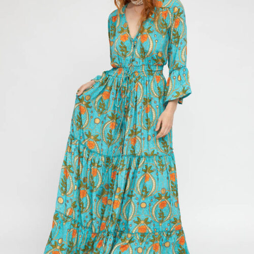 Vestido Largo Estampado