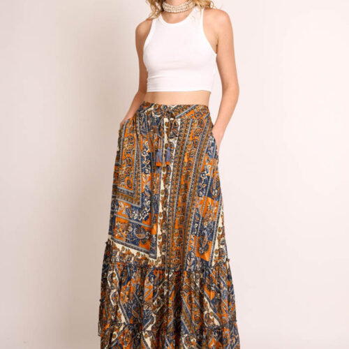 Falda Estampado India