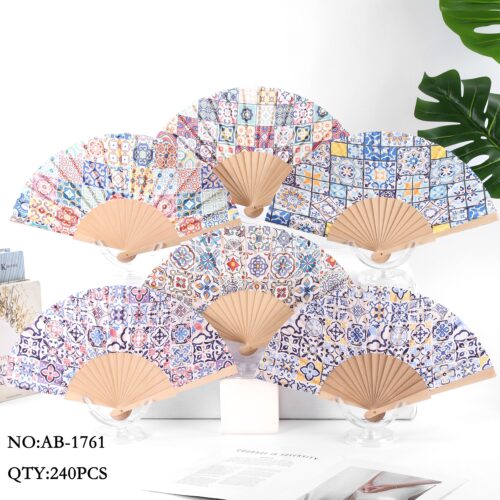 Abanico Estampado Mosaicos